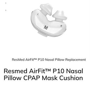 ResMed AirFit P10 Nasal Cushion Medium Lot Of (6) New